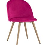 Стул Лион велюр розовый