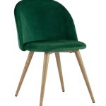 Стул Лион велюр с ромбами зеленый