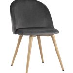 Стул Лион велюр серый