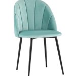 Стул Логан NEW велюр пыльно-голубой