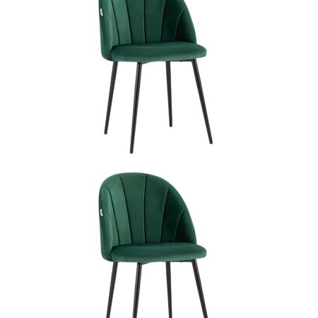 Стул Логан NEW велюр зелёный 2 шт