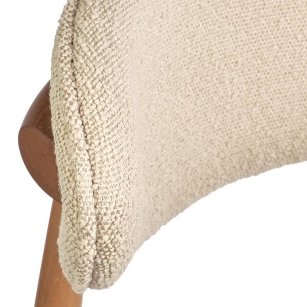 stul-lucas-latte-bukle-s-nozhkami-cveta-oreh-4 Стул Lucas латте букле с ножками цвета орех — изображение 5