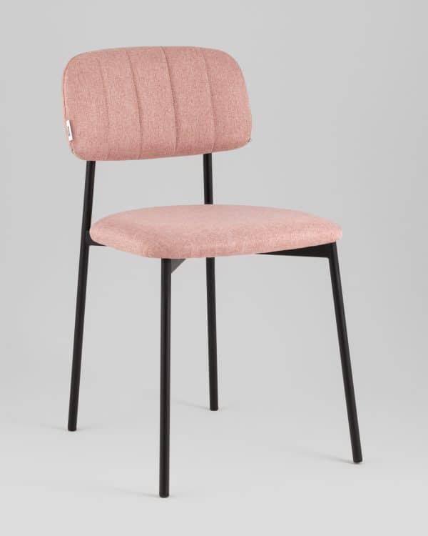 Стул Майло рогожка розовый — изображение 2