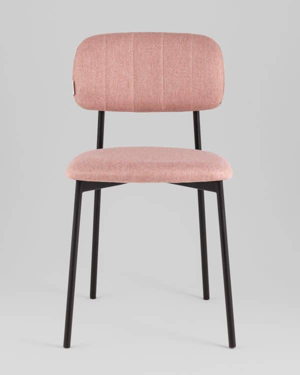 Стул Майло рогожка розовый — изображение 3