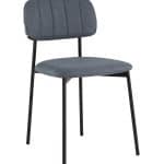 Стул Майло рогожка серо-синий