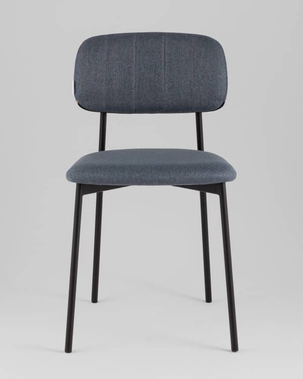 Стул Майло рогожка серо-синий — изображение 3