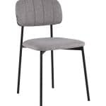 Стул Майло рогожка серый