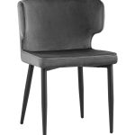 Стул Матео велюр серый