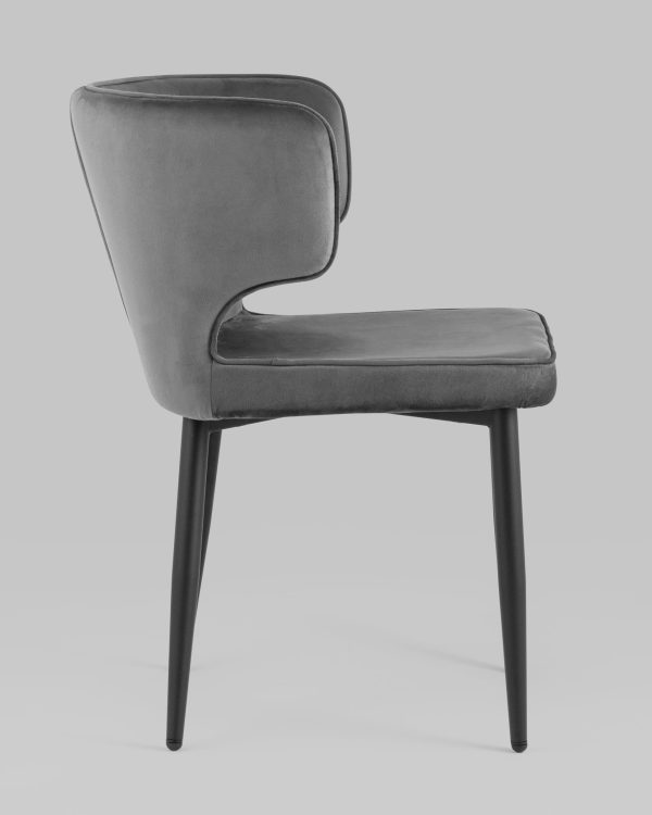 Стул Матео велюр серый — изображение 3