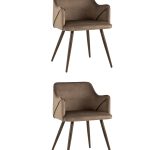 Стул Монарх NEW коричневый 2 шт