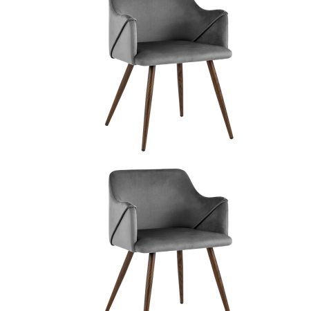 Стул Монарх NEW серый 2 шт