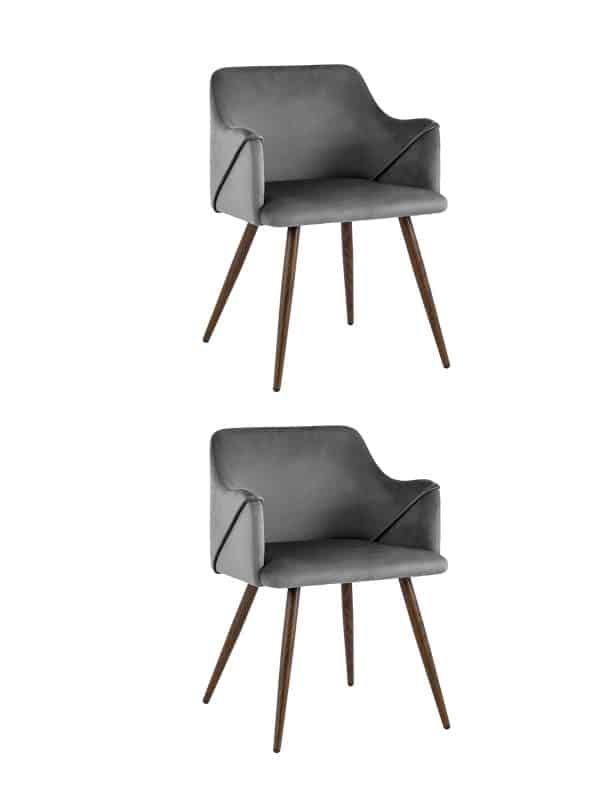 Стул Монарх NEW серый 2 шт