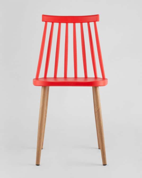 Стул Морган пластиковый красный 4 шт — изображение 3