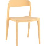 Стул Moris пластик бледно-желтый