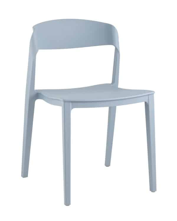 Стул Moris пластик голубой