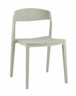 Стул Moris пластик серо-зеленый