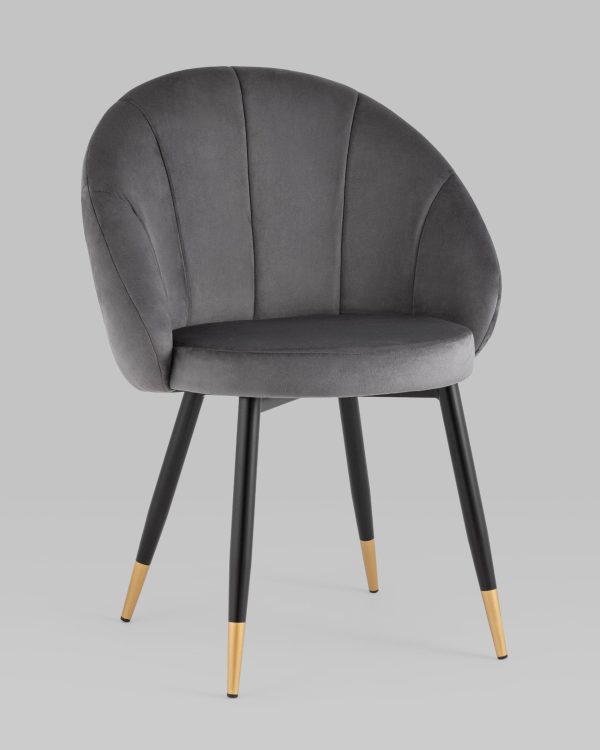 stul-naomi-veljur-seryj-1 Стул Наоми велюр серый — изображение 2
