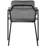 Стул Napoli серый с черными ножками — изображение 4