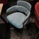 Стул Napoli серый с черными ножками — изображение 5