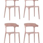 Стул Neo пластик пыльно-розовый 4 шт.