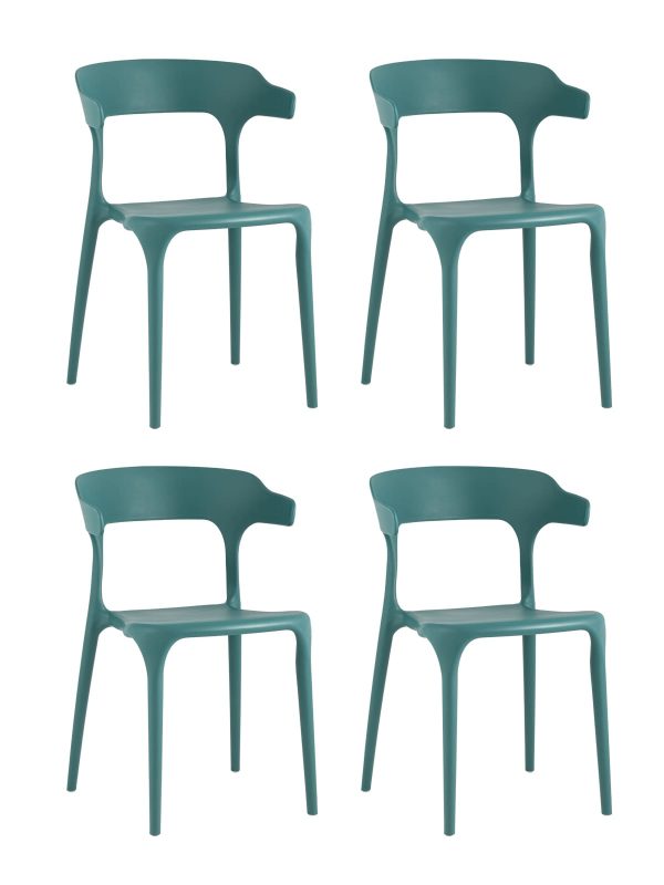 Стул Neo пластик темно-бирюзовый 4 шт.