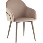 Стул Новел New велюр серо-коричневый