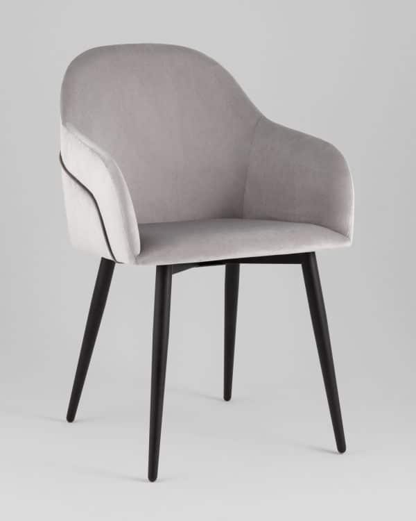Стул Новел New велюр светло-серый — изображение 2