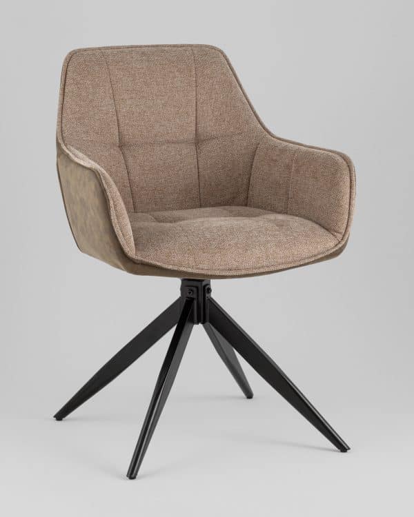 Стул обеденный Alba экокожа коричневый — изображение 2