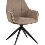 Стул обеденный Alba экокожа коричневый