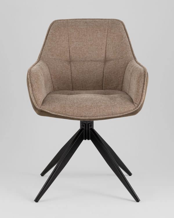 Стул обеденный Alba экокожа коричневый — изображение 3