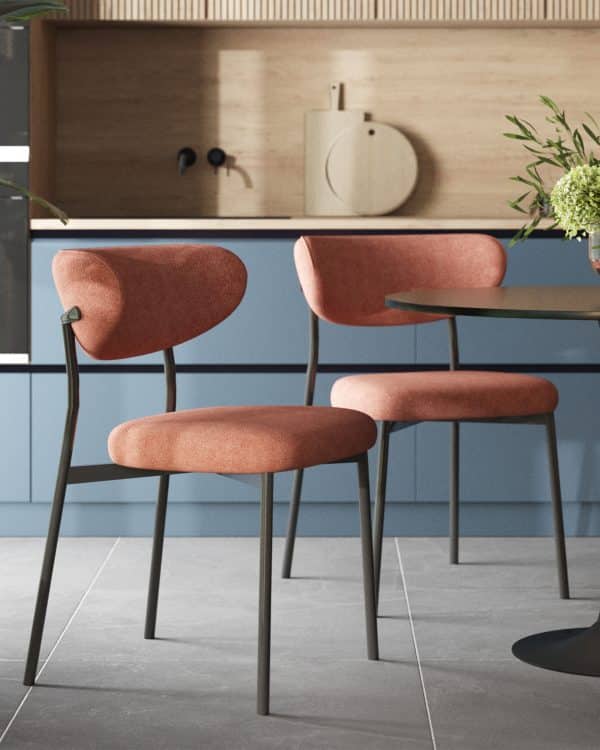 Стул обеденный Ayla коралловый — изображение 2