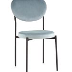 Стул обеденный Барбара велюр серо-голубой NC