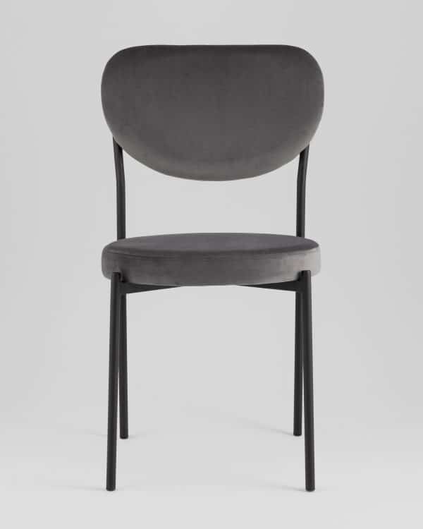 Стул обеденный Барбара велюр серый — изображение 3