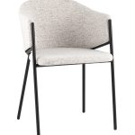 Стул обеденный Carmel бело-серый