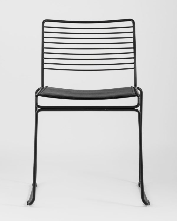 Стул обеденный Danny черный с черной подушкой 4 шт — изображение 3