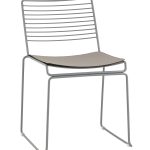 Стул обеденный Danny серый с подушкой