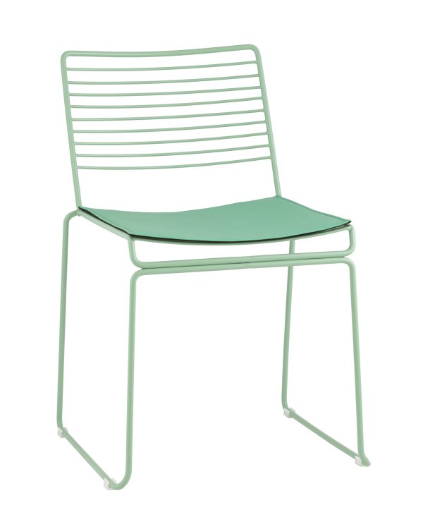 Стул обеденный Danny зеленый с подушкой