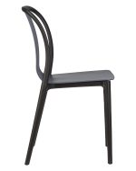 Стул обеденный DOBRIN ADAM, черный/серо-голубой — изображение 3