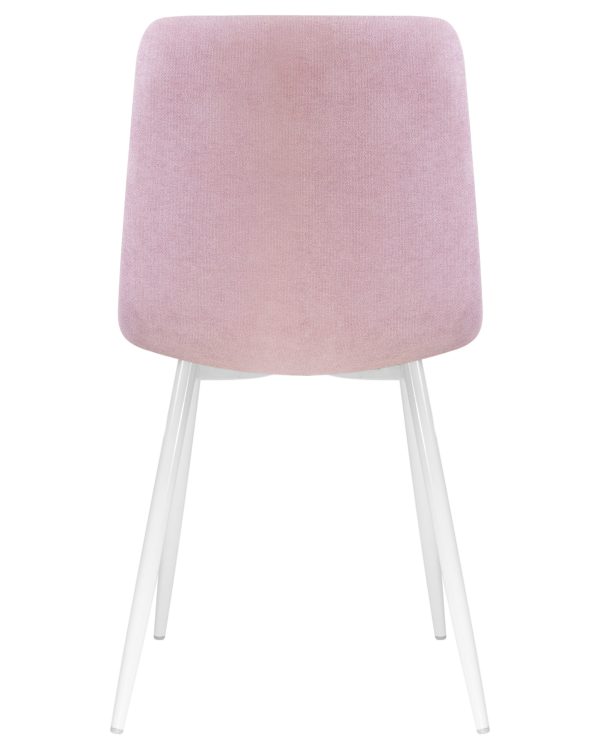 Стул обеденный DOBRIN ALEX, белые ножки, сиреневая ткань (UF860-04B) — изображение 5