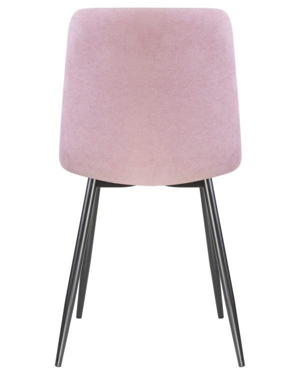 Стул обеденный DOBRIN ALEX, черные матовые ножки, сиреневая ткань (UF860-04B) — изображение 5
