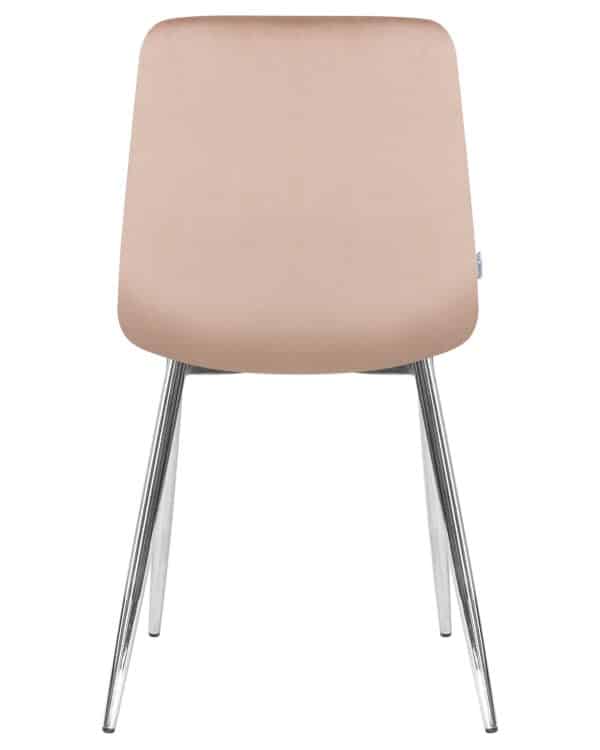 Стул обеденный DOBRIN ALEX, хром ножки, мокко велюр (V108-104), — изображение 5