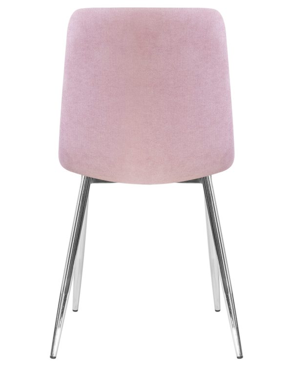 Стул обеденный DOBRIN ALEX, хром ножки, сиреневая ткань (UF860-04B) — изображение 5