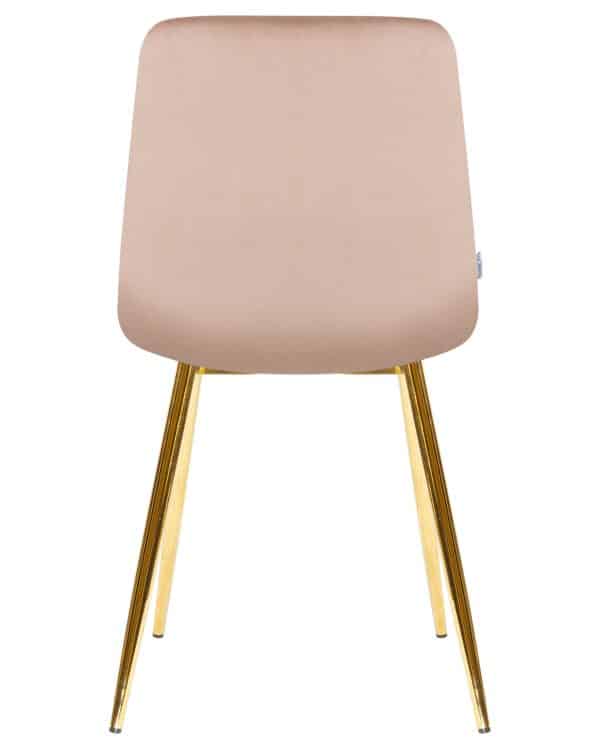 Стул обеденный DOBRIN ALEX, золотые ножки, мокко велюр (V108-104), — изображение 5