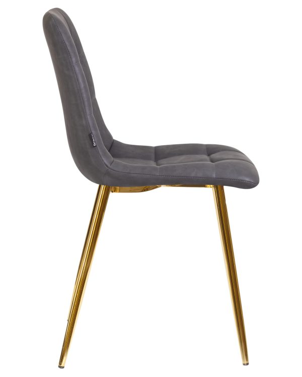 серая антрацитовая винтажная экокожа (RU-08)