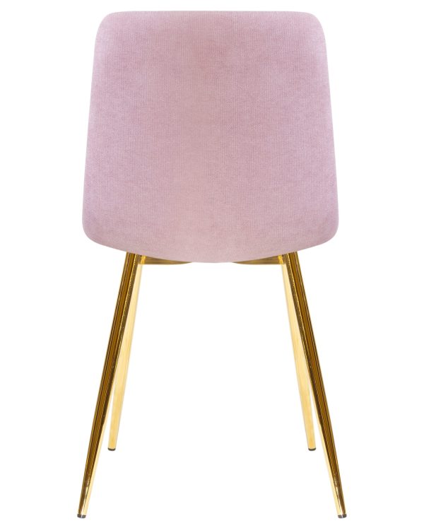 Стул обеденный DOBRIN ALEX, золотые ножки, сиреневая ткань (UF860-04B) — изображение 5