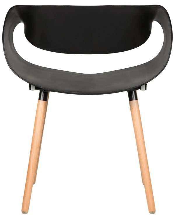 stul-obedennyj-dobrin-alien-nozhki-svetlyj-buk-cvet-chjornyj-b-03-4 Стул обеденный DOBRIN ALIEN, ножки светлый бук, цвет чёрный (B-03) — изображение 5