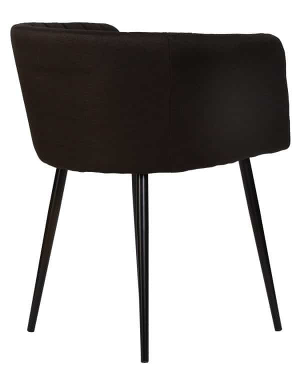 Стул обеденный DOBRIN ALINA, черная ткань (LAR-106D-28) — изображение 4