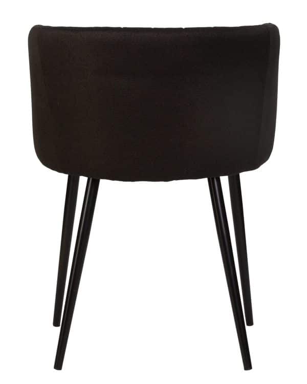 Стул обеденный DOBRIN ALINA, черная ткань (LAR-106D-28) — изображение 5