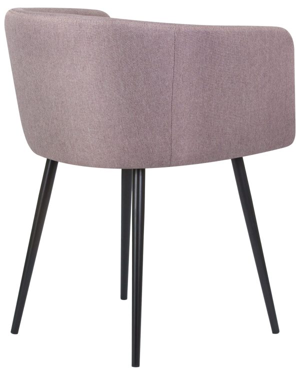 Стул обеденный DOBRIN ALINA, серая ткань (LAR-106D-25) — изображение 4