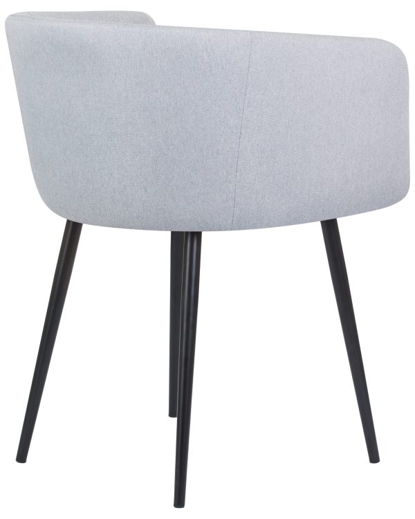 Стул обеденный DOBRIN ALINA, серо-голубая ткань (LAR-106D-23) — изображение 4